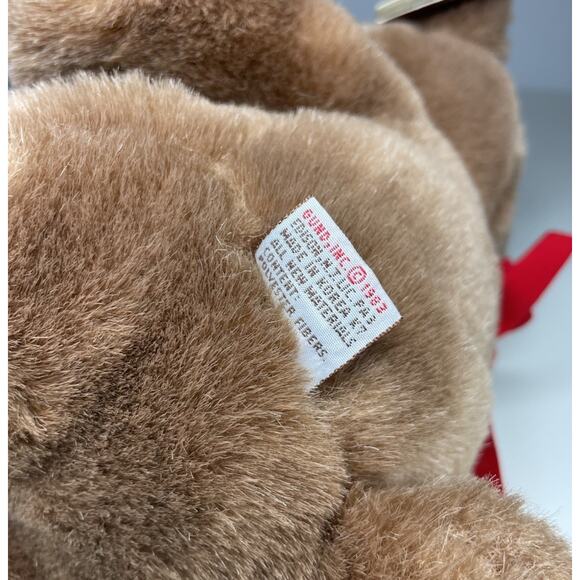 Vintage 1983 GUND Karitas Tender Teddy Plush 9” Brown Bear #2124 With Tags - Picture 11 of 14